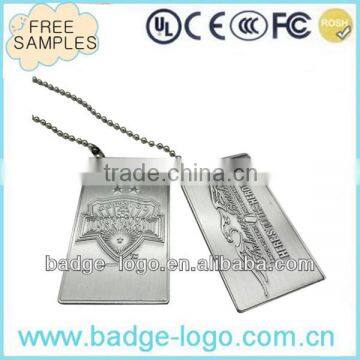 couple fashion cheap stainless steel dog tag