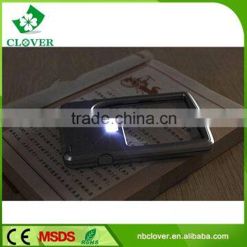 Portable 1 Led Card High Power Magnifying Glass With Light photo-3