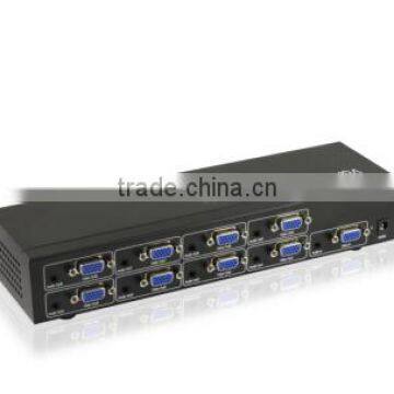 Electrical appliances market VGA 8 port splitter, VGA splitter 1x8