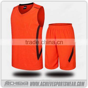 shenzhen OEM custom men club fashional basketball uniform