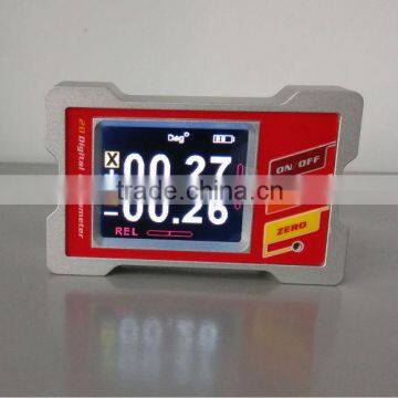 2014 New Generation Cheap Digital Inclinometer With +/-90deg Range deg/mm Dual Units Switch Functions, LCD Display Screen