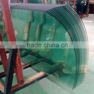 6mm tempered glass shower door with holes