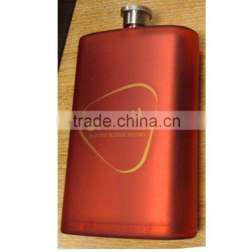 Double wall hip flask