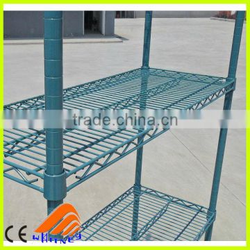 customized metal dispaly rack,display rack for retailers,4 tiers storage rack