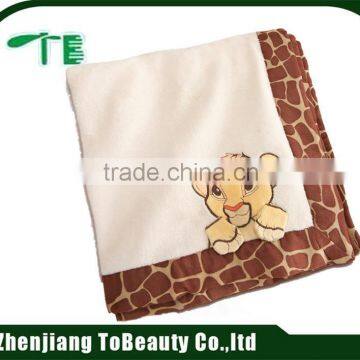 brown soft security blanket 100%polyester