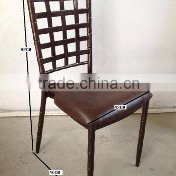 Factory price Aluminum/Iron Natalie chair, Metal Ballroom Chair, banquet chair