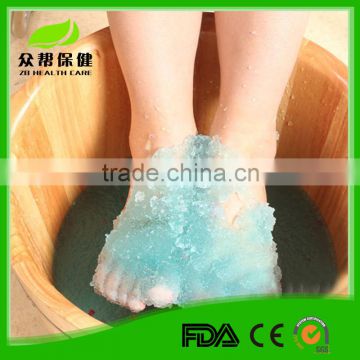 Diamond crystal jelly bath powder with different scent color