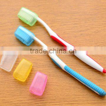 Mini Portable Toothbrush Cap Holder Case 5pcs/set, Travelling Business Toothbrush Cleaning Set Protection Case