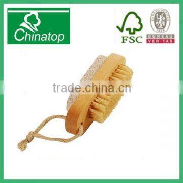 Double-sided brush, one side bristle brush, one side pumice WPB022