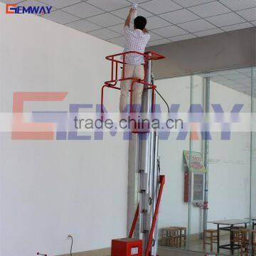 CE approved aluminium indoor one man lift for light installation