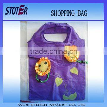 polyester/nylon cheap tote folding Smile bags