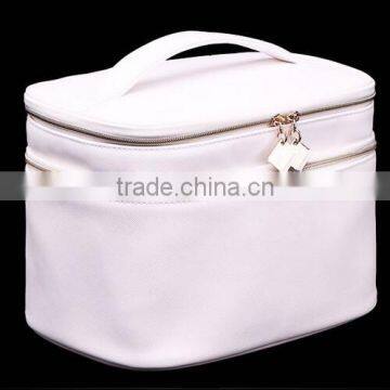 2016 OEM New Women Multifunction Travel Cosmetic Bag Makeup Case Pouch PU LeatherToiletry Organizer photo-4