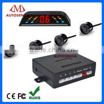 3 color digital LED display run freely car parking sensor system