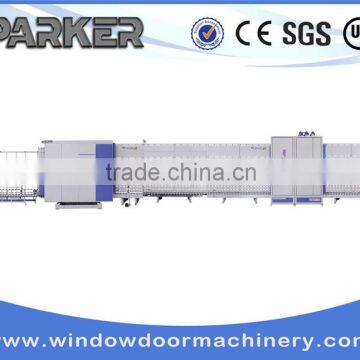 Insulating glass fabrication line machinery