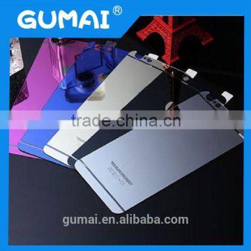 colorful mirror tempered glass screen protector for iPhone6/6+/5s/5c 9H 0.3mm mirror tempered glass screen protector