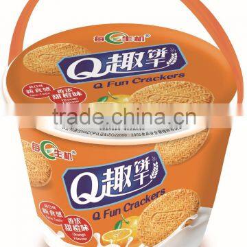 MEIRISHENGJI-560g Q Fun Crackers(Orange fla)