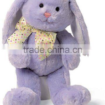 purple rabbit plush baby toys bunny with carrot