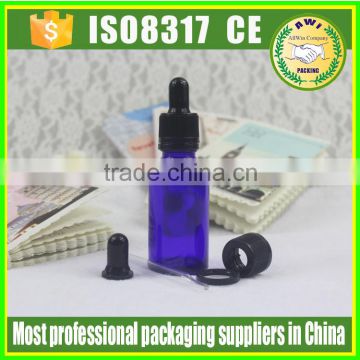 Screen Printing blue Essential Oil Glass Bottle 50ml