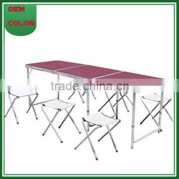 OEM Aluminum Folding Picnic Portable Table and Chair Set