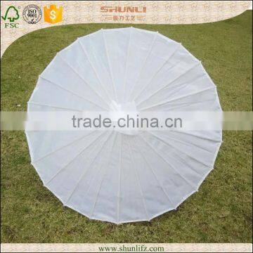 Wedding Supplies Chinese white Paper Parasol