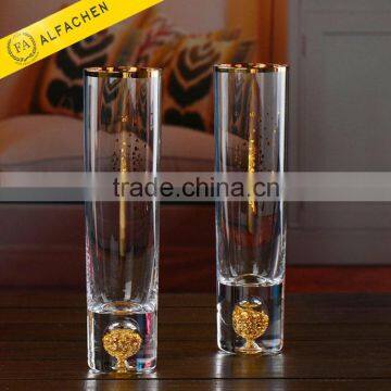 150 ml 5 oz Lead Free Crysral Fancy Round Thick Bottom Drinking Glass