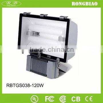 IP65 Shoebox Aluminum Housing Constructed 85-277V 120W Induction Self Ballasted Luminous Bulbs