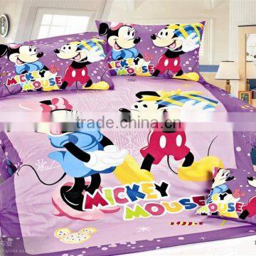 100%cotton Bedding Set,mickey Duvet Cover