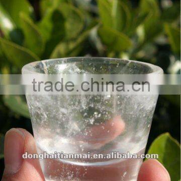 Natural Clear Rock QUARTZ Crystal Cup