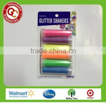 high quality neon glitter shakers for children