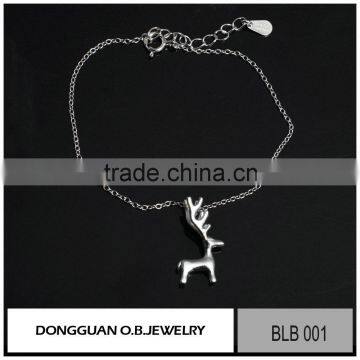 Fashion Wholesale 925 Sterling Silver Smart Bracelet Charms Jewelry photo-2