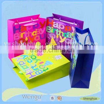 2016 design factory for sale gift paper shipping packing bags ,best selling products in china