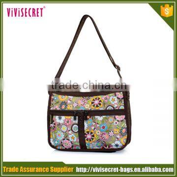 Fashion Nylon Bags Oversized Tote Bag Colorful Flower Handbags photo-4