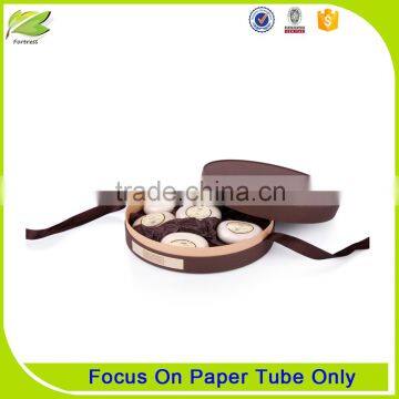 Round cake box for wedding cake box with handle