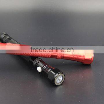 Telescopic Light LR44*4 Magentic Work Light Flash Light ,pick up Flash Light,flexible Flash Light