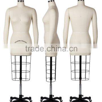 Female Professional Tailoring Mannequin With Collapsible Shoulder and Adjustable Stand photo-5