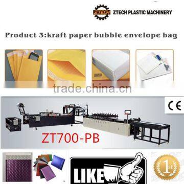plastic film and bubble film Envelope bag making machine