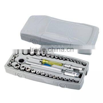 40pcs Car Design Case Hands Tools Kit Socket Wrench