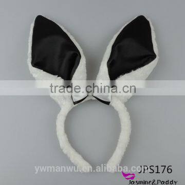 Black and white sexy bunny girl ear head hoop woman rabbit headband