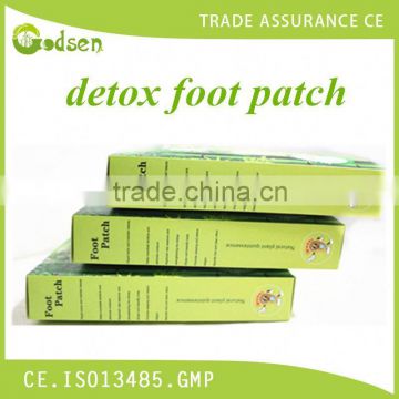 2016 hot sale 100% natural detox and improving detox foot patch