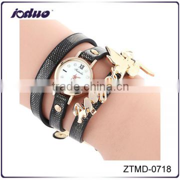 2016 Fashion Lady Angel Leather Watches