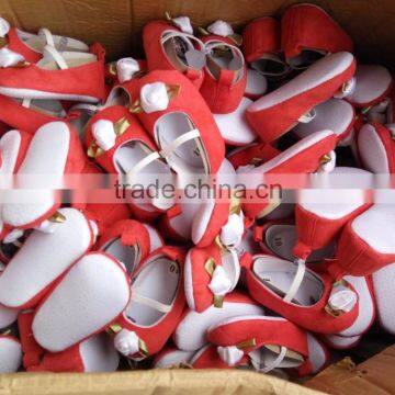 custom wholesale lovely fashion slip-on girl baby shoes