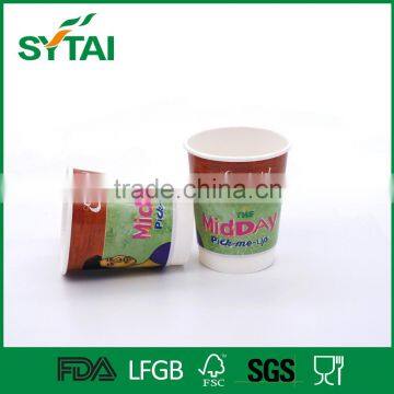Healthy Custom Size Eco-friendly Printed Disposable Paper Coffee Cups