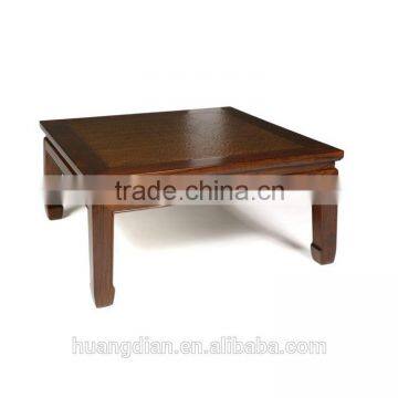 square table top wooden restaurant coffee table with walnut venners