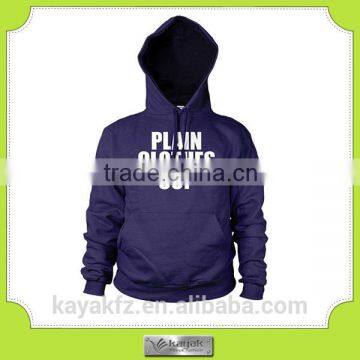 custom printed high quality pullover hoody for men