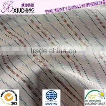 50% polyester 50% viscose stripe sleeve fabric