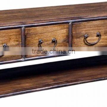 Industrial Console table with Drawer cum TV unit