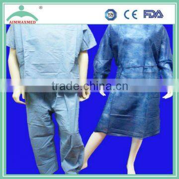 Disposable blue Sontara SMS SMMS Surgical Gown