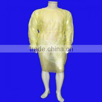 Disposable PP/PE/PP+PE/SMS/CPE Non-Woven Surgical Gown