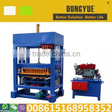 Factory directly sell QT4-30 diesel engine brick making machine 3840pcs per shift