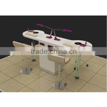 Customized mall double nail table